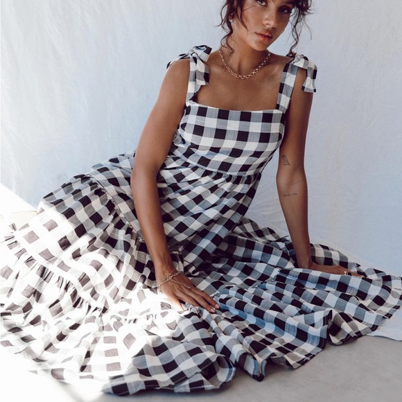 Princess Polly Rae MIDI Dress Black - Picture 2 of 11